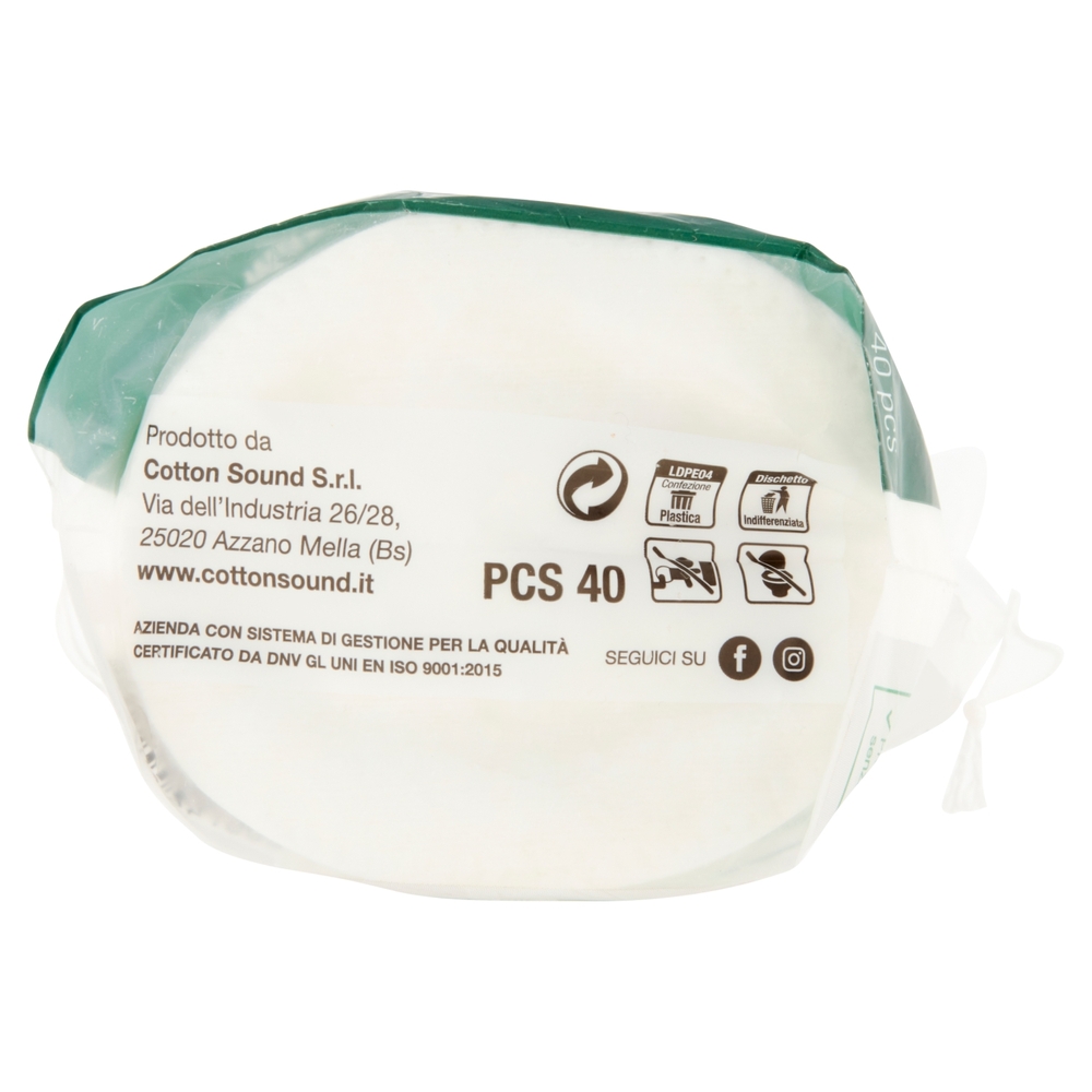 Cotton Sound Bamboo Maxi Dischetti Levatrucco 40 pz